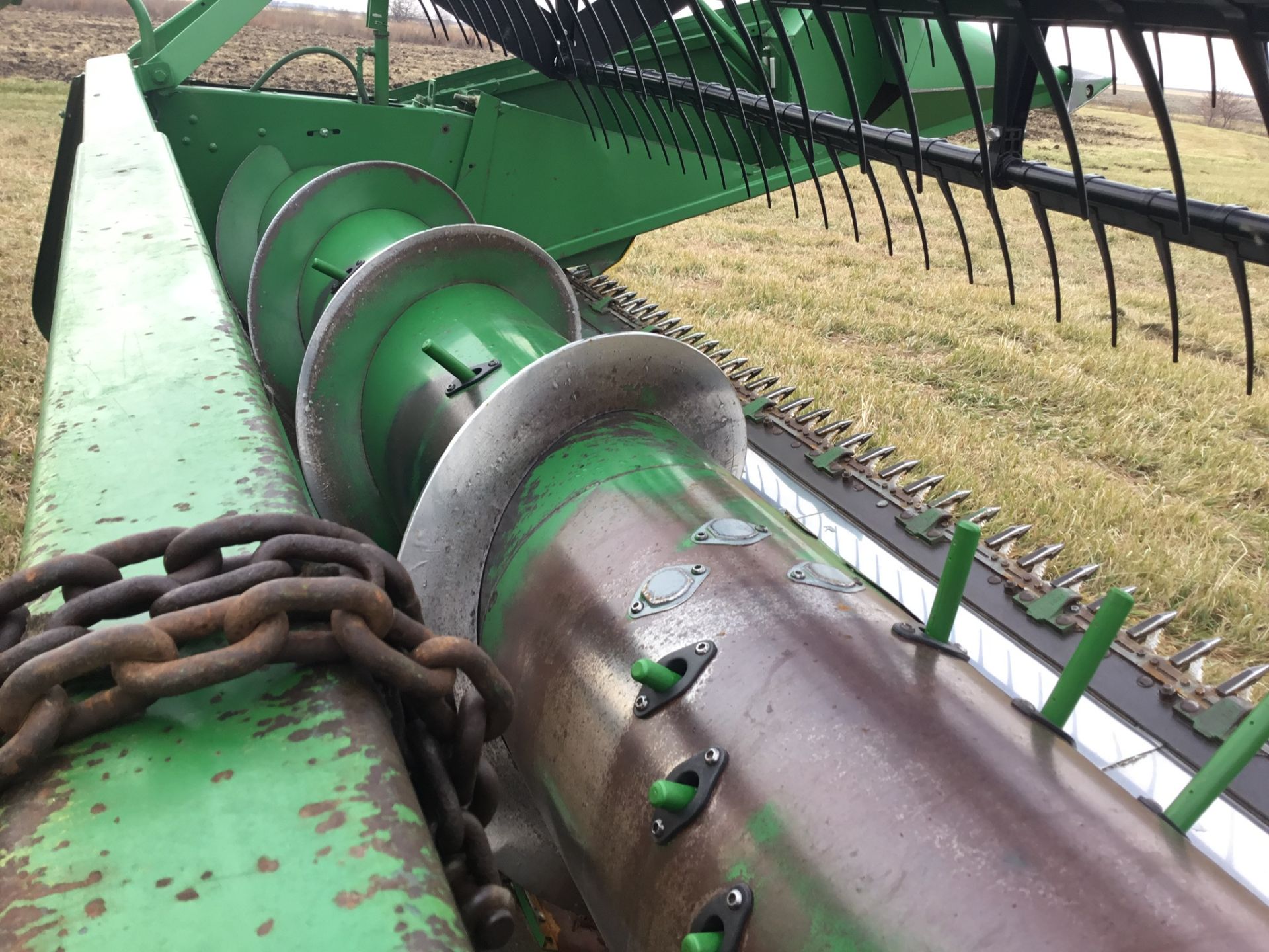 John Deere 920 Bean Platform, Full Poly, Full Finger Auger, Serial #HOO920F661763 - Image 11 of 11