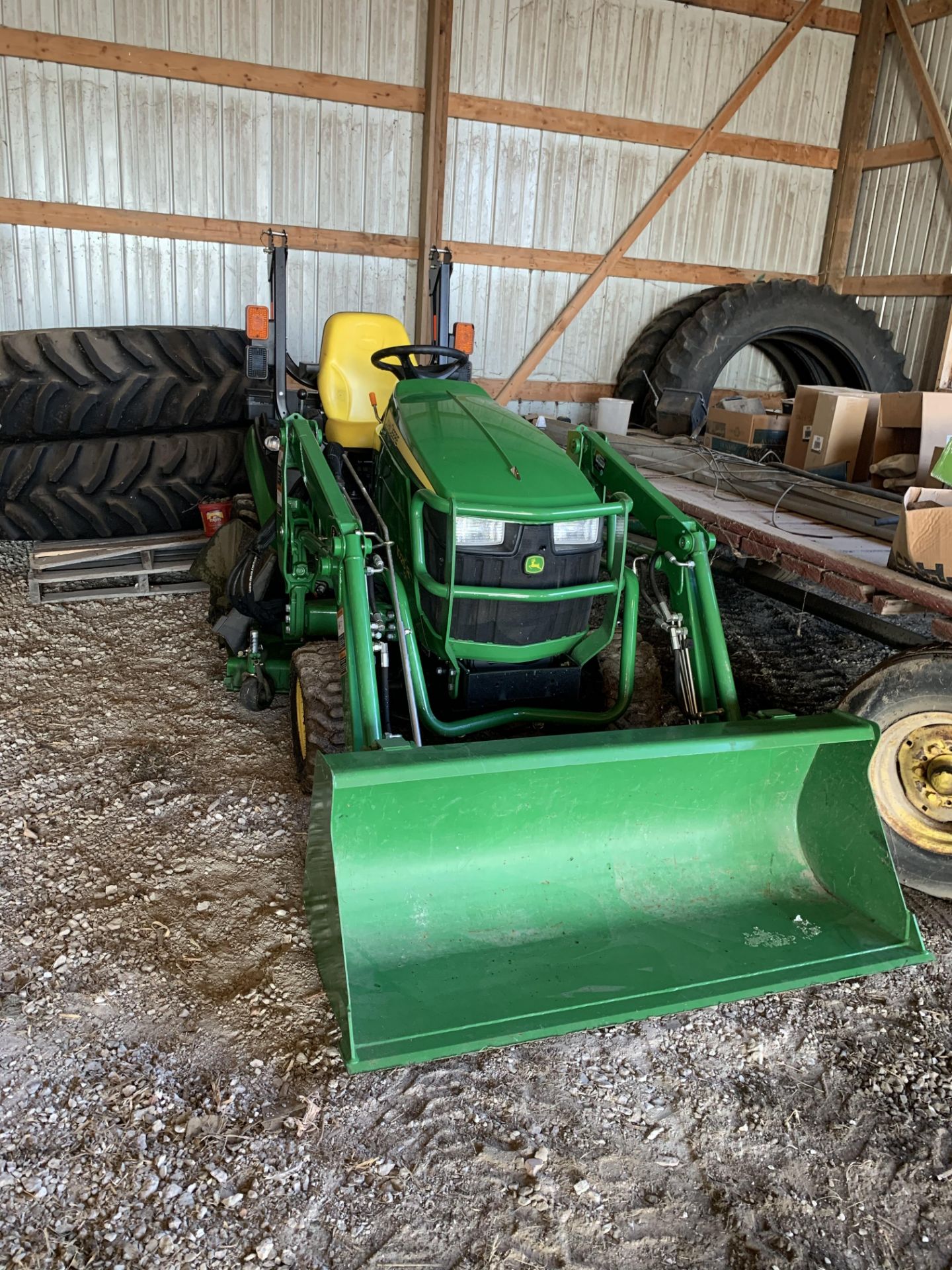 2014 John Deere 1025R MFWD, Hydrostatic, W/Loader, W/60" Mower Deck, Cat 1 Quick Hitch, Roll Bar, - Image 10 of 15