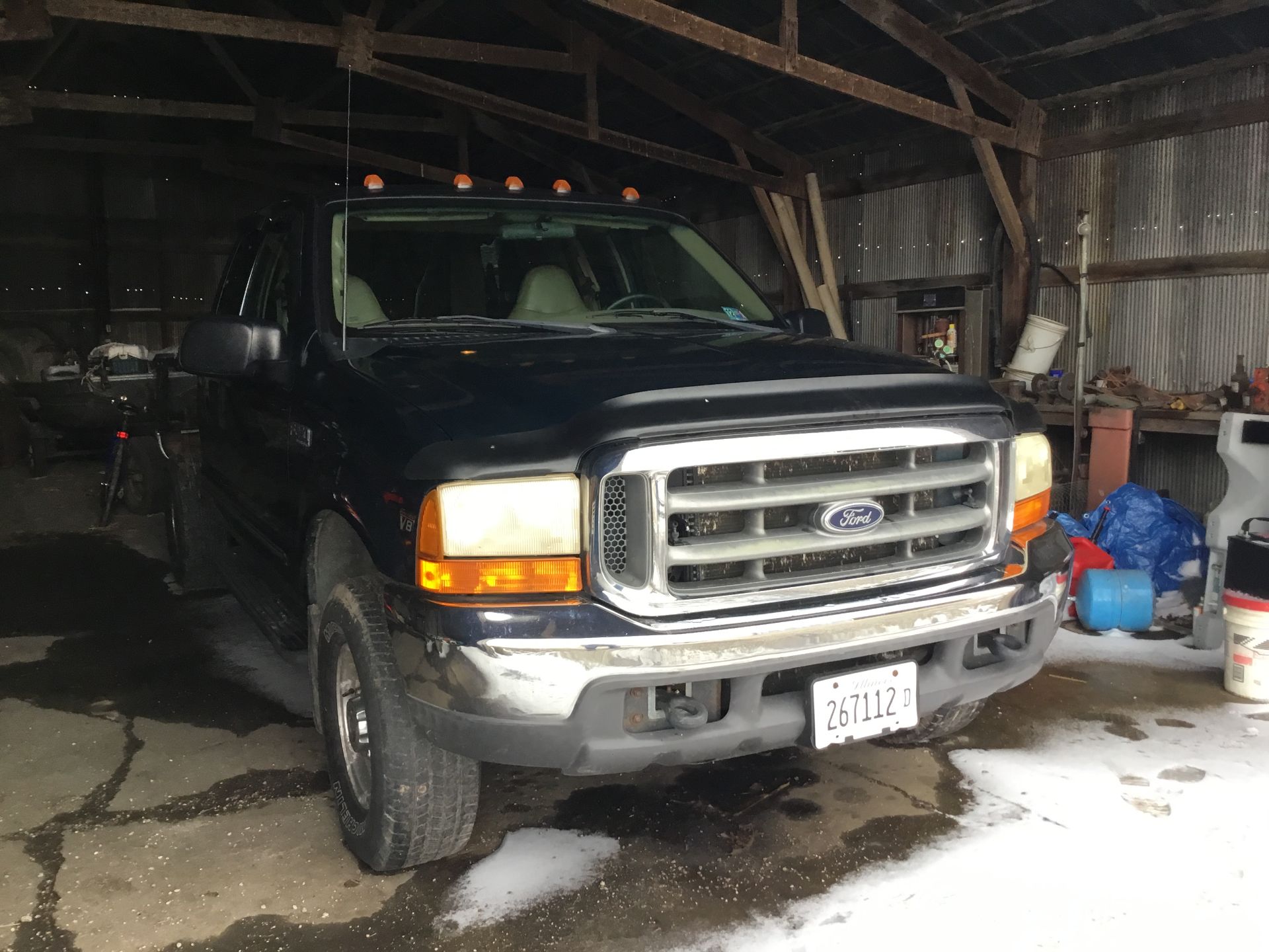 1999 Ford F-250 Lariat Extended Cab, 7.3 Power Stroke Diesel, 4x4, Cab&Chasis, Vin 1FTNX21FOXEB72445