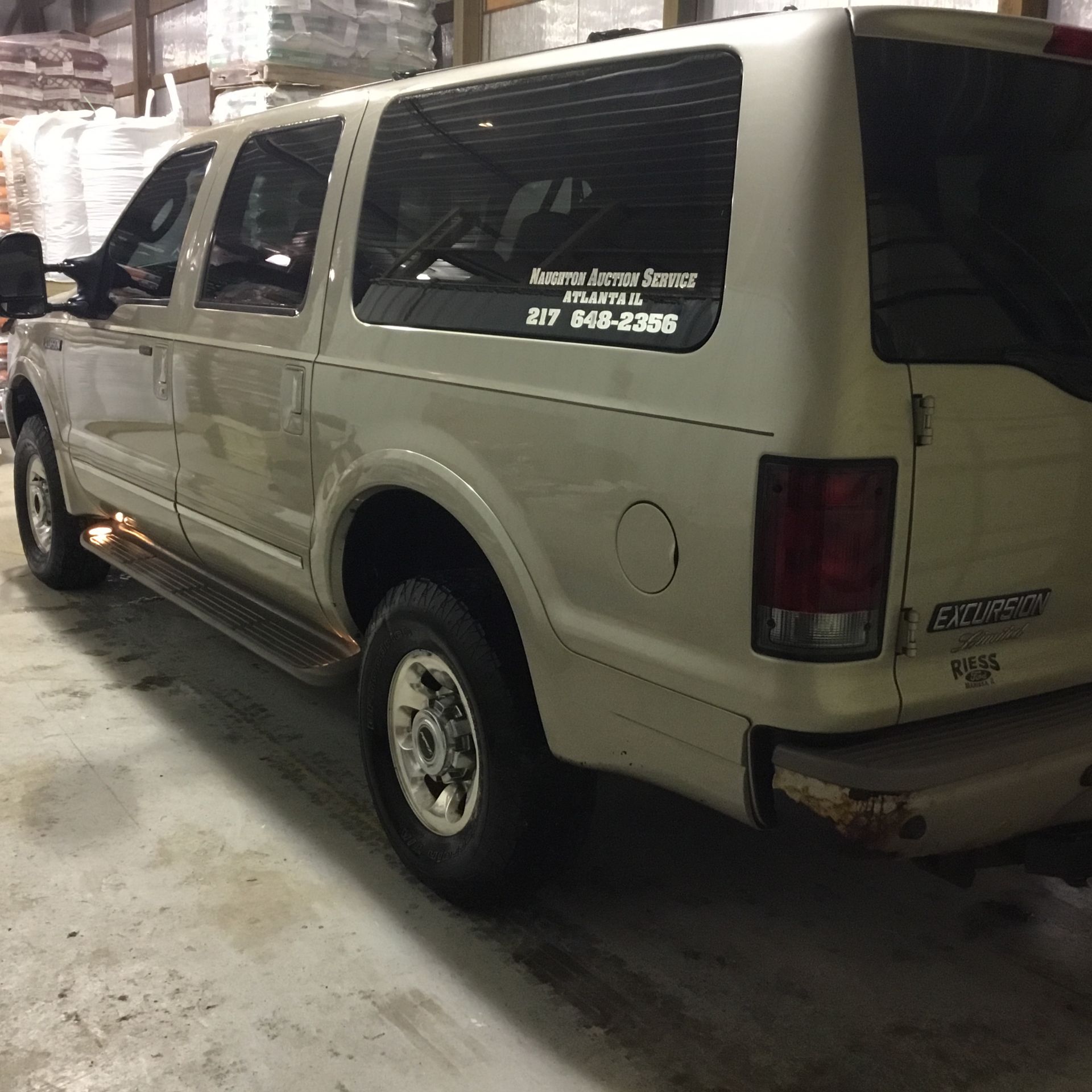 2004 Ford Excursion Limited, 6.0 Diesel, 4x4, 205,000 Miles, Vin 1C4NJPBB2HD103824, Tan, Good - Image 9 of 12