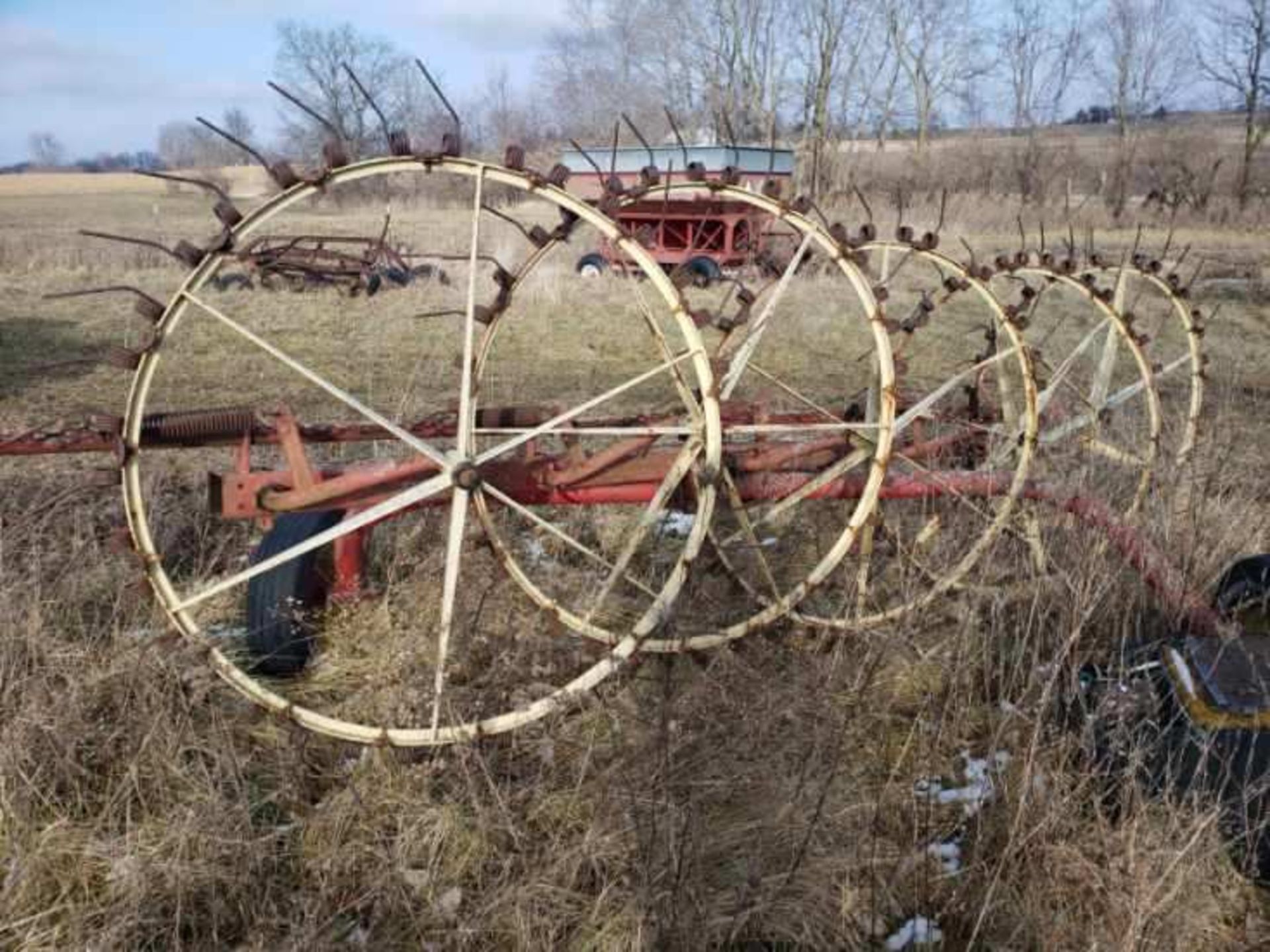 5 Wheel Hay Rake Pull Type