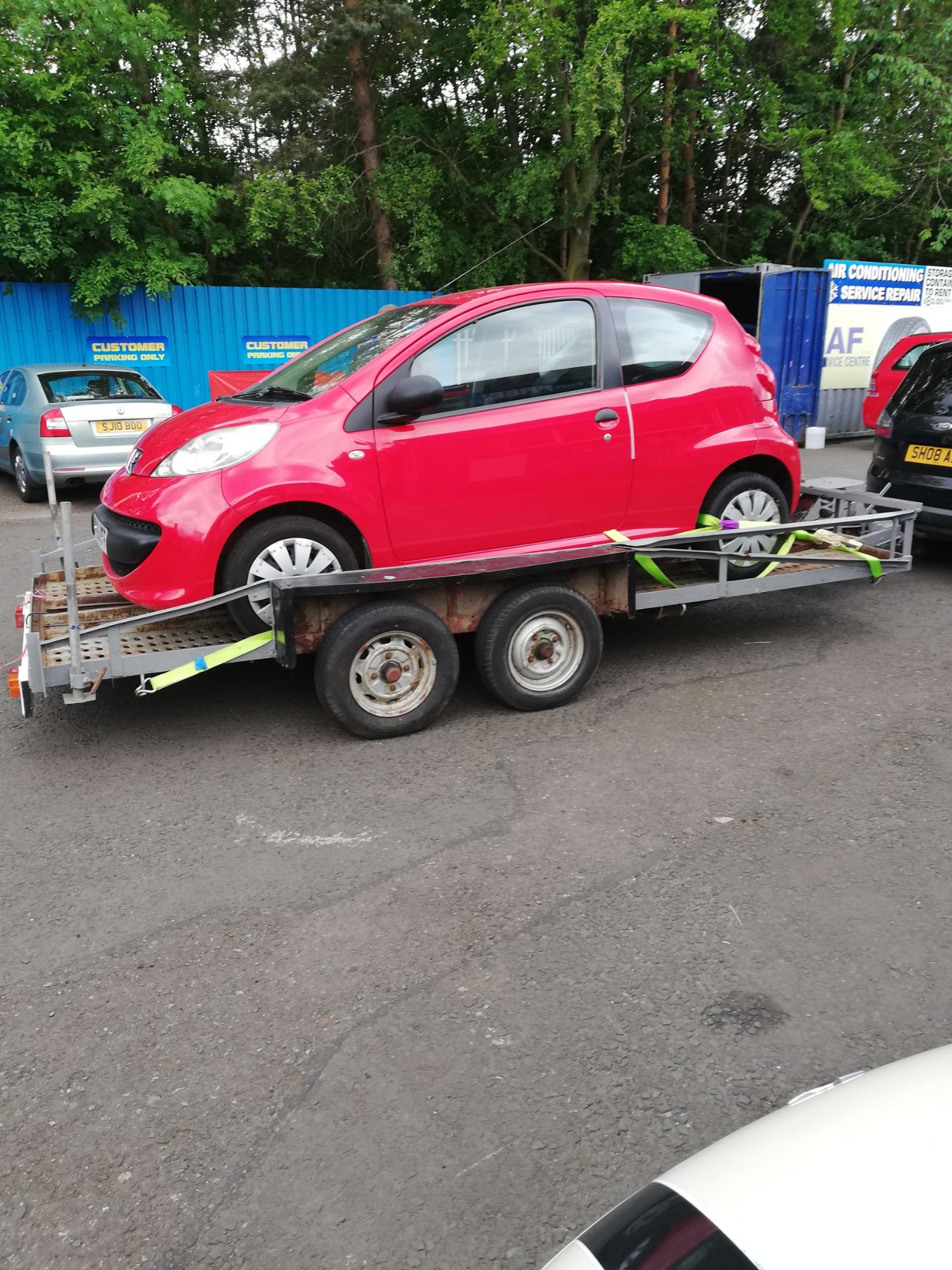 Heavy Duty Twin Plant Car Trailer - Image 7 of 8