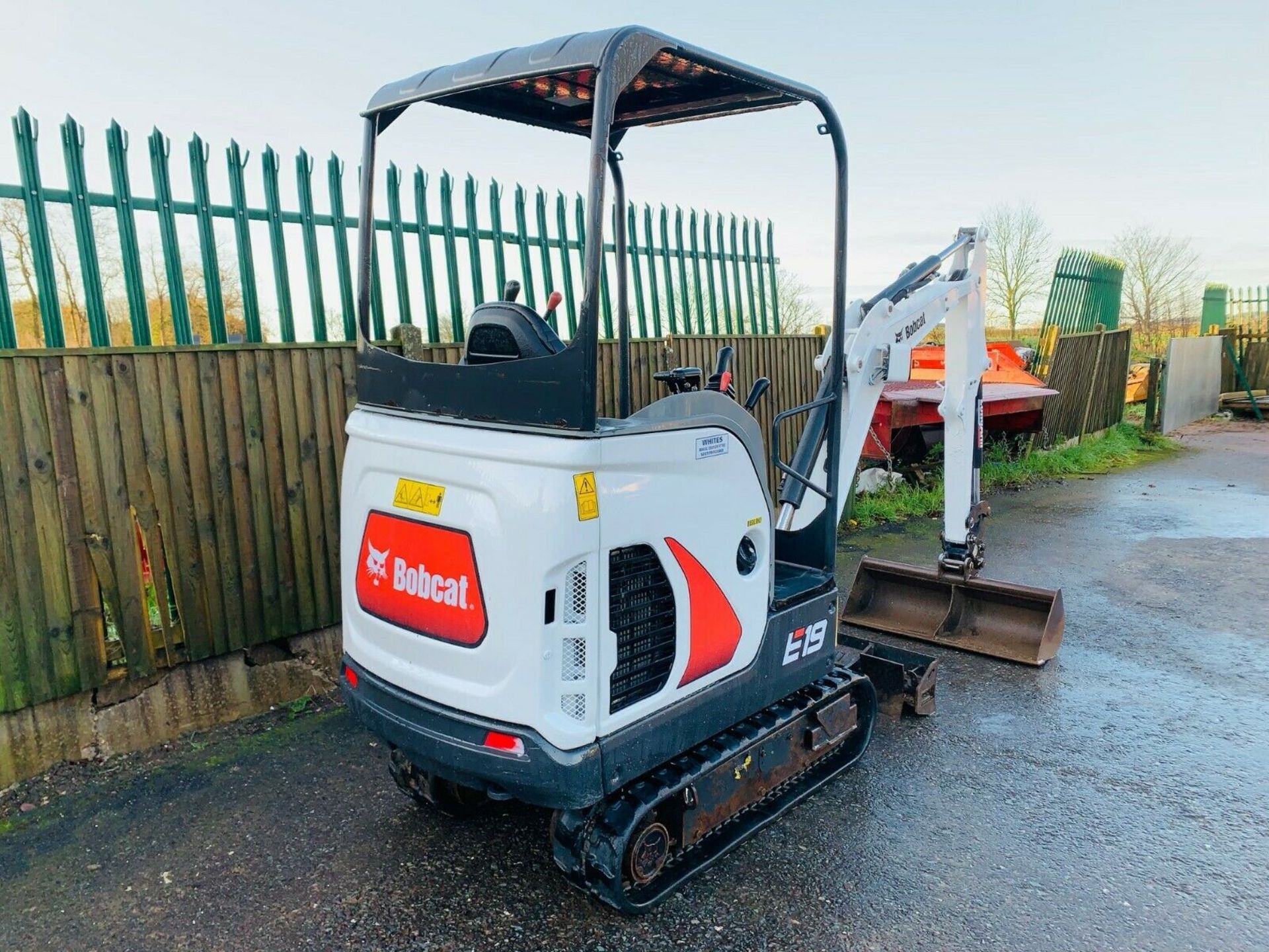 Bobcat E19 Excavator Canopy - Image 5 of 12