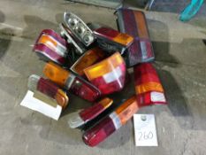 Mixed Lot of rear lights