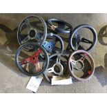 7 x steering wheels