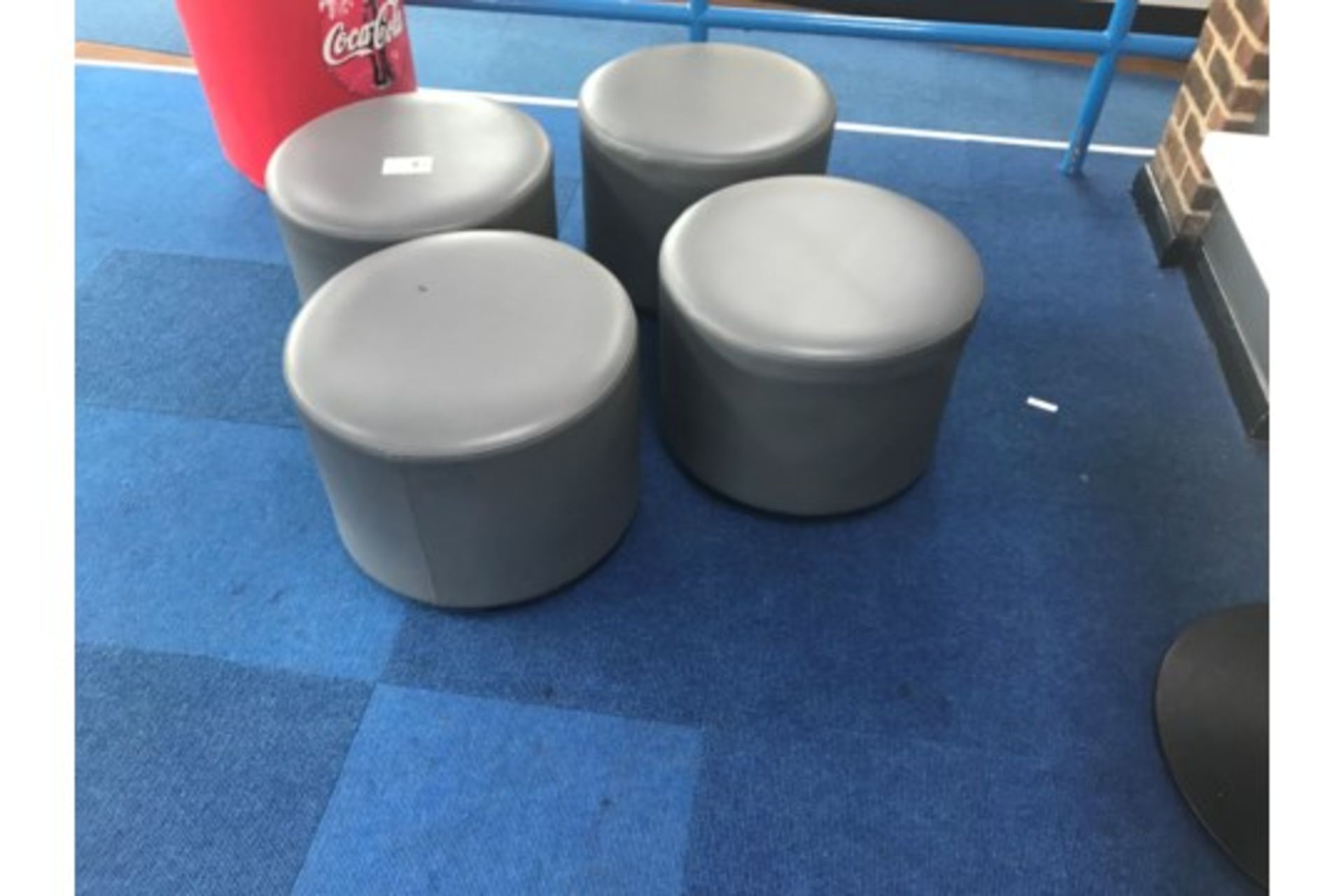 Soft Seating Stools 4 Grey - Image 2 of 3