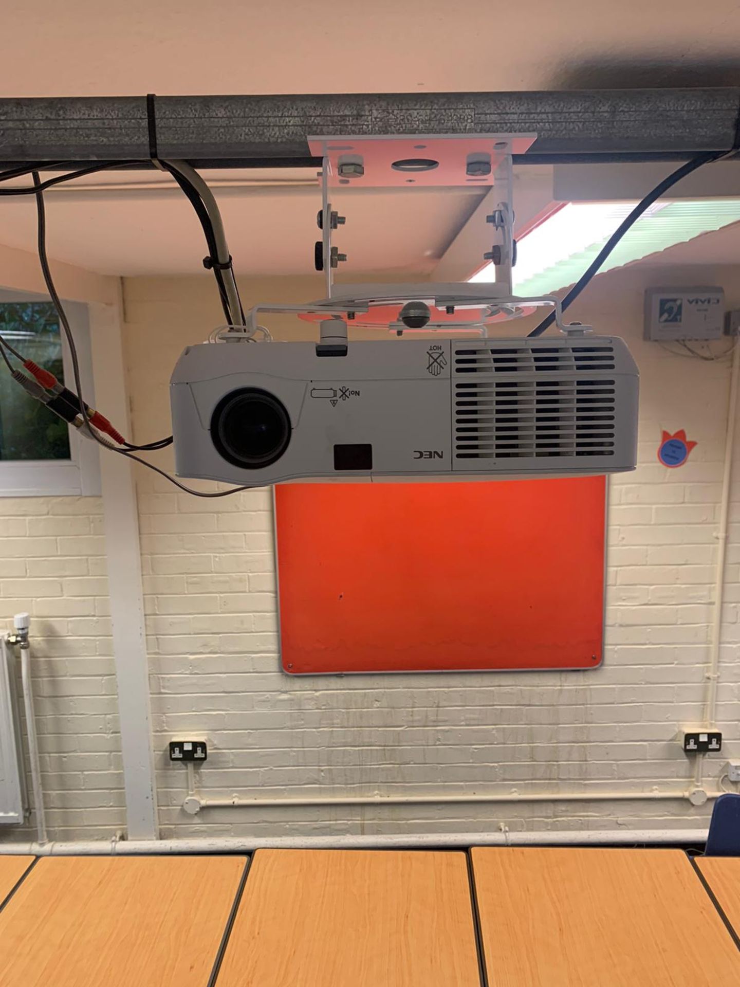 Smart Board, Speakers, Projector - Image 4 of 7