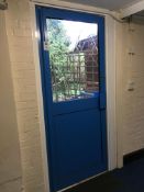 Double part glazed exterior door