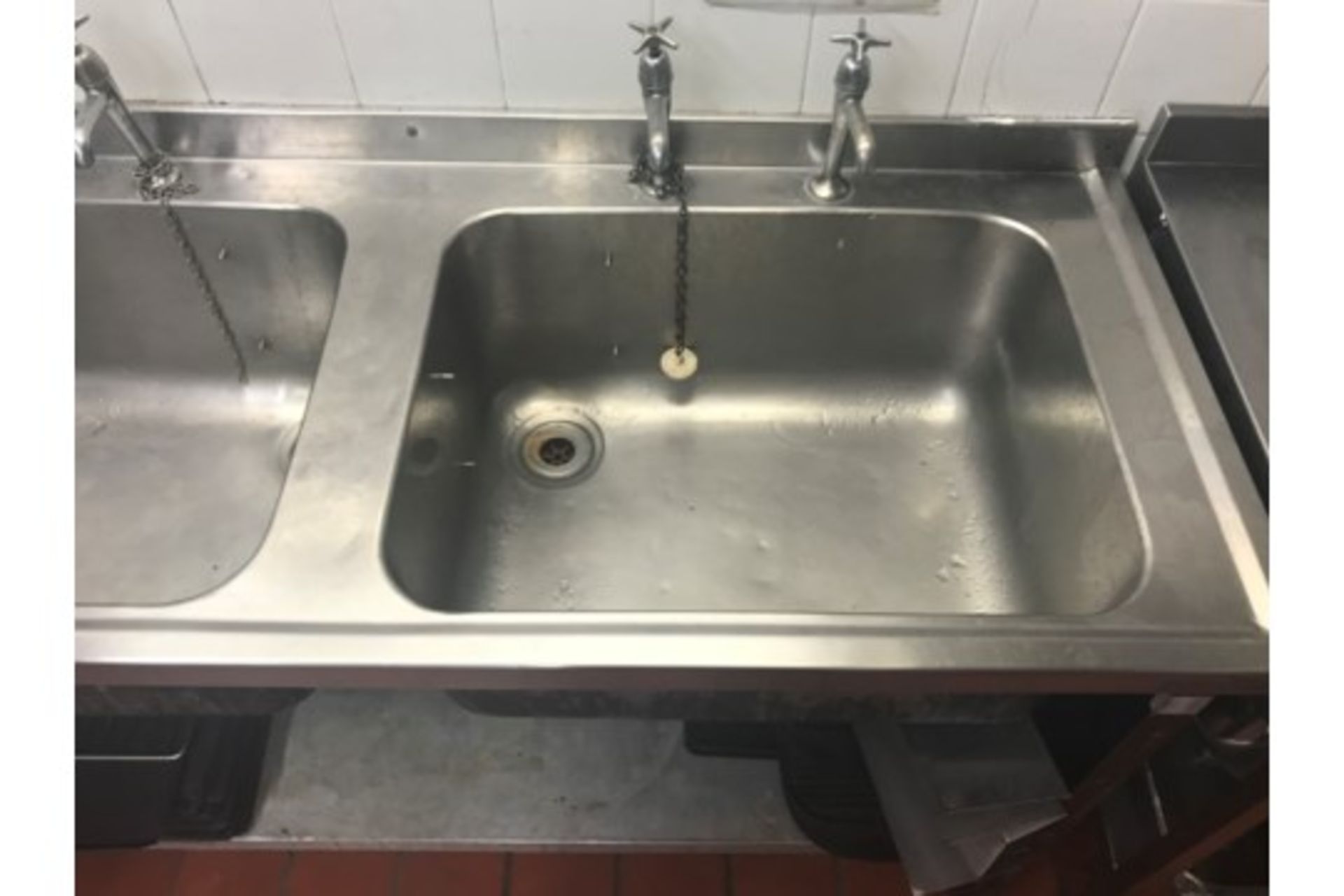 Stainless Steal Double Sinks - Image 3 of 3