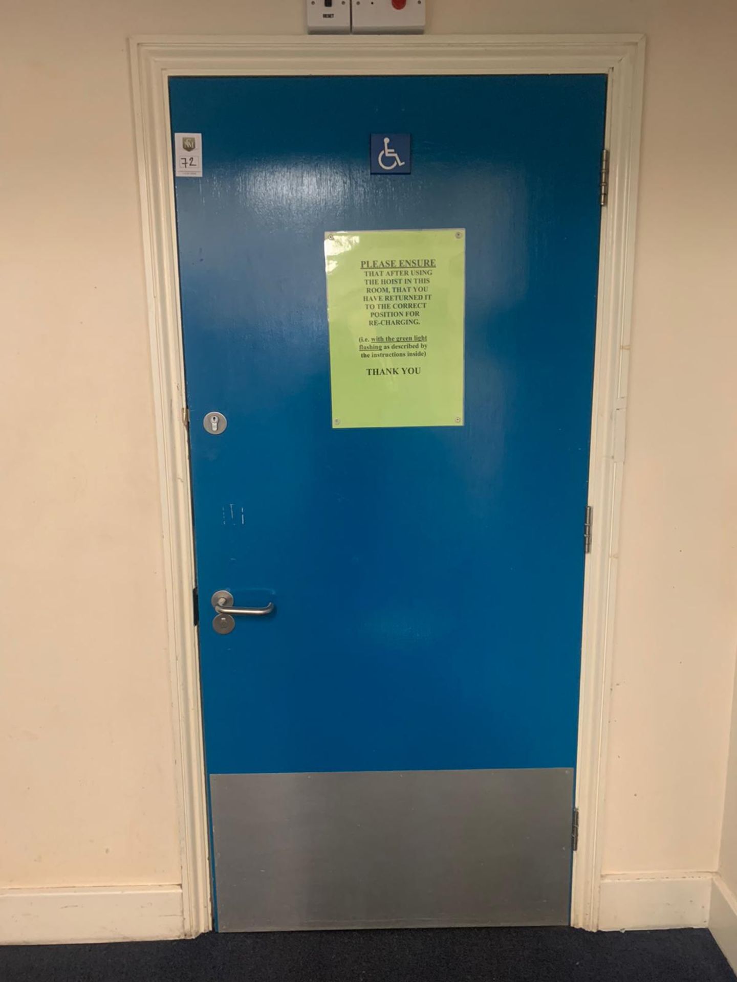 Disabled Toilet Door