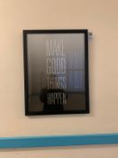 x4 Motivational Quote Picture Frames