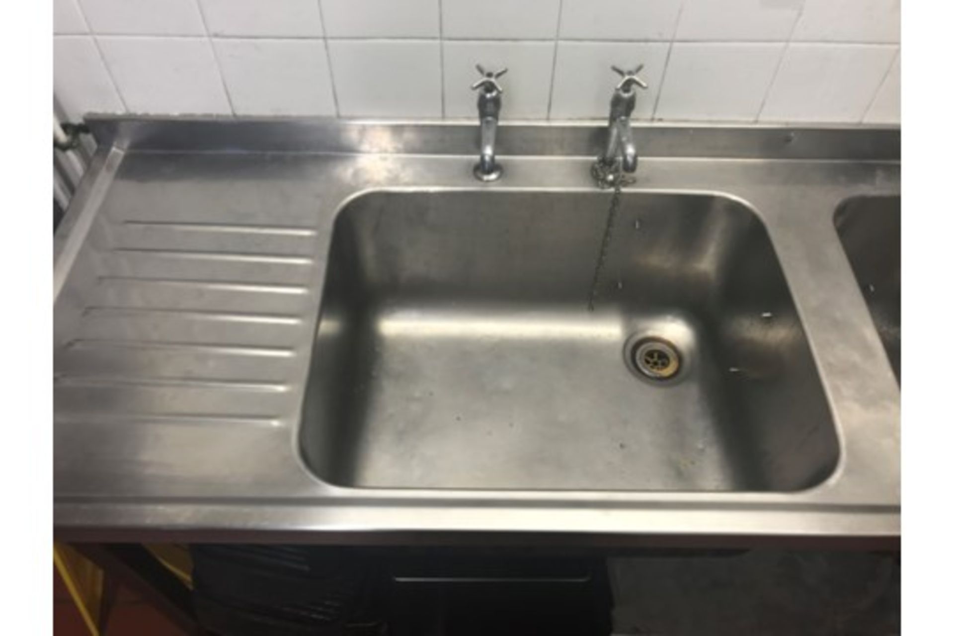 Stainless Steal Double Sinks - Image 2 of 3