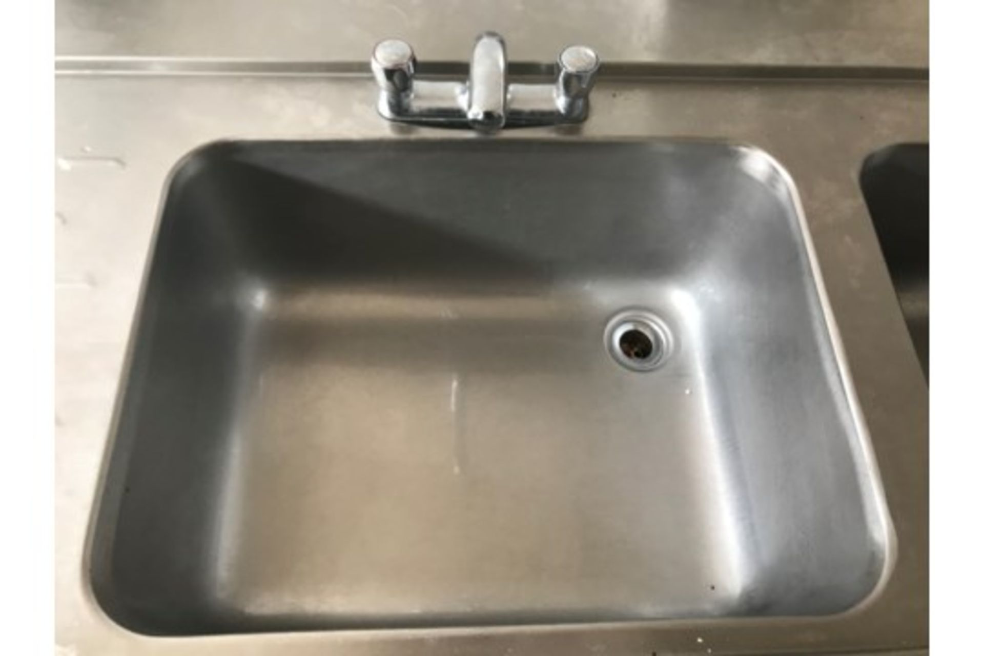 Stainless Steel Catering Double Sinks - Image 2 of 2