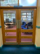 Wooden Double Door & Frame