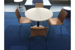 Cafe Table With 4 Chairs