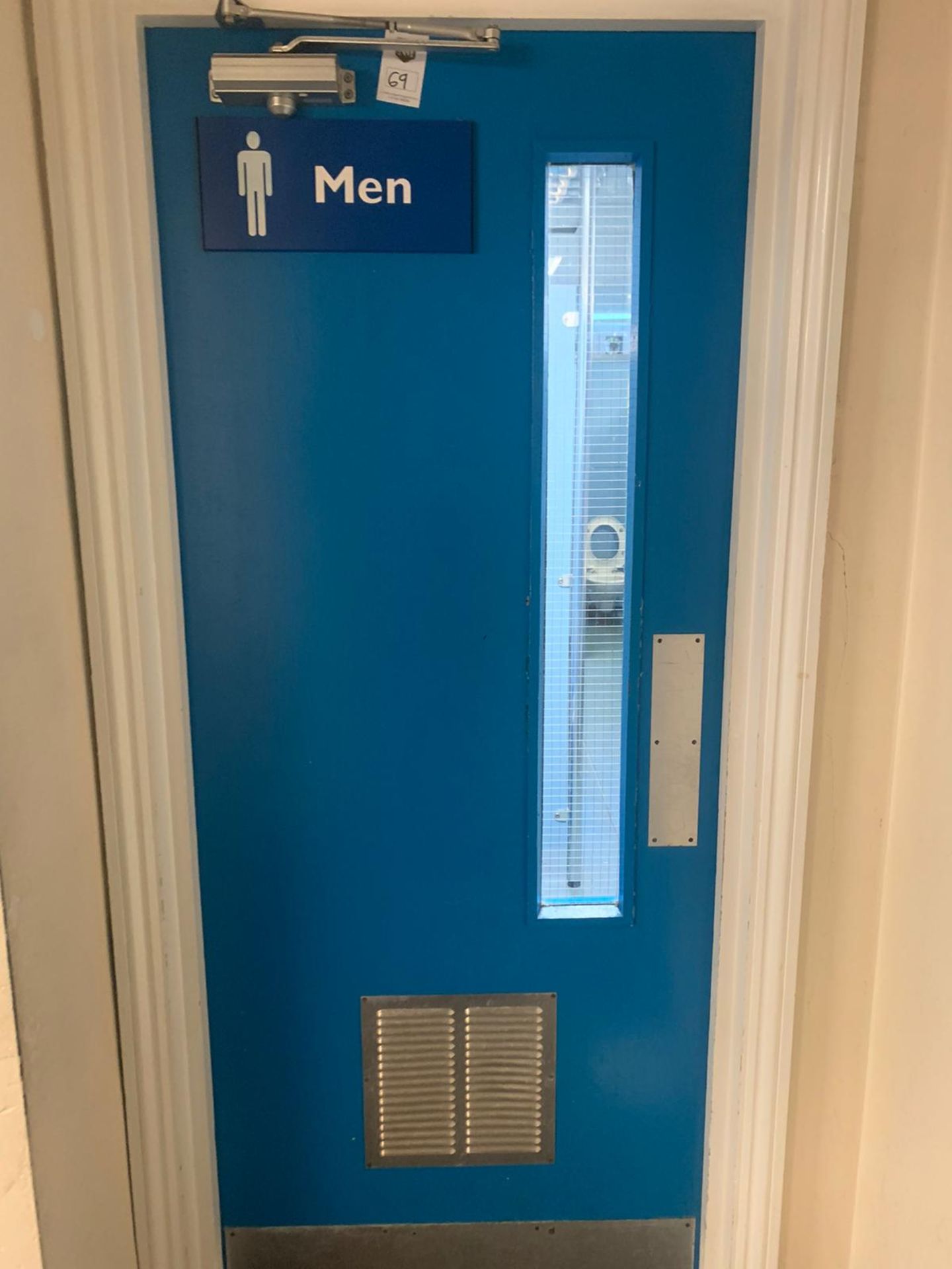 Toilet Door with Vent