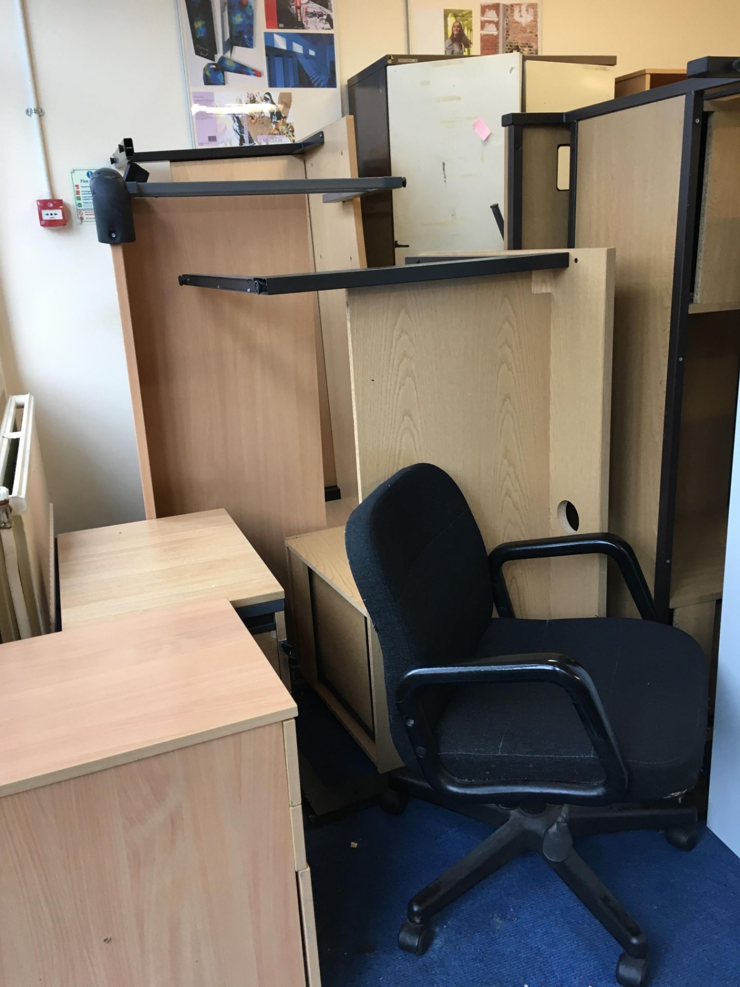 The contents of the room ST3comprising, wooden chairs, filing cabinets, cupboards, tables, office ch - Image 2 of 2