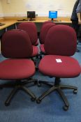 6 x gas lift chairs