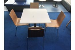 Cafe Table With 4 Chairs