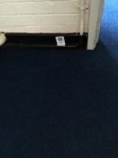 Carpet tiles, blue, 32m2 approx.