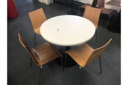 Cafe Table With 4 Chairs