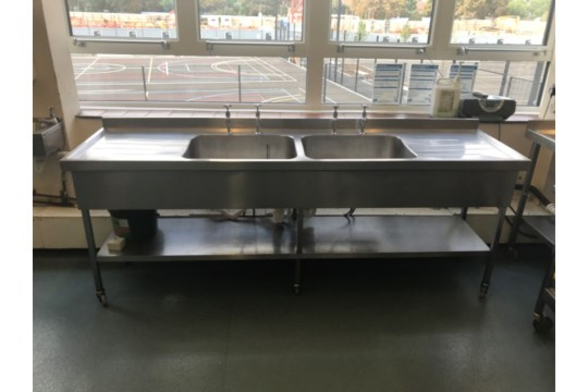 Catering Stainless Steel Double Sink