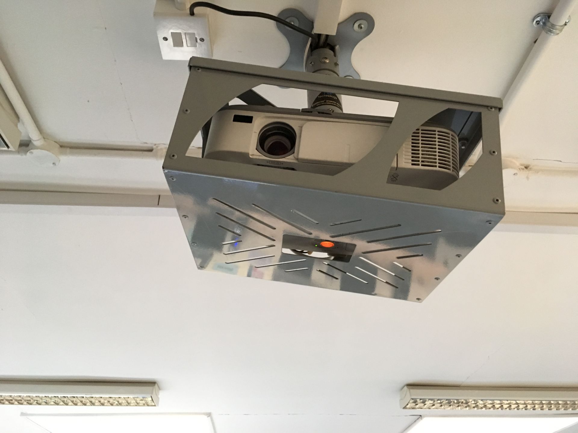 NEC projector + whiteboard