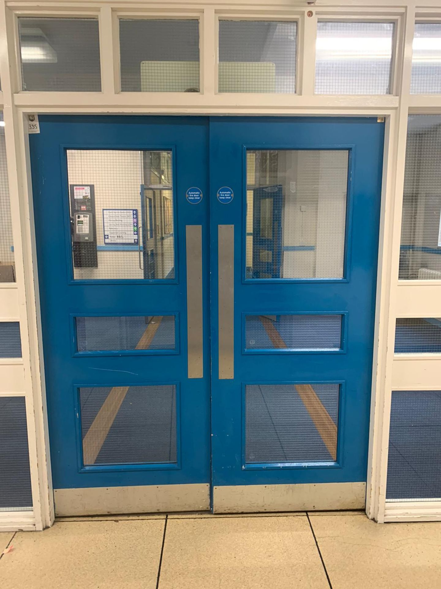 Double Fire Doors with Windows