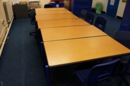 Contents of room comprising, 2 x filing cabinets, side table, 8 x folding chairs, 5 x chairs, 2 x ga