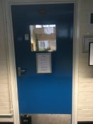 Single glazed fire door