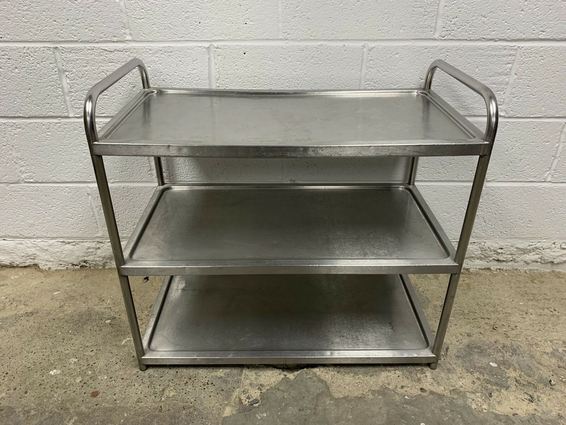 3 Tier Stainless Steel Trolley