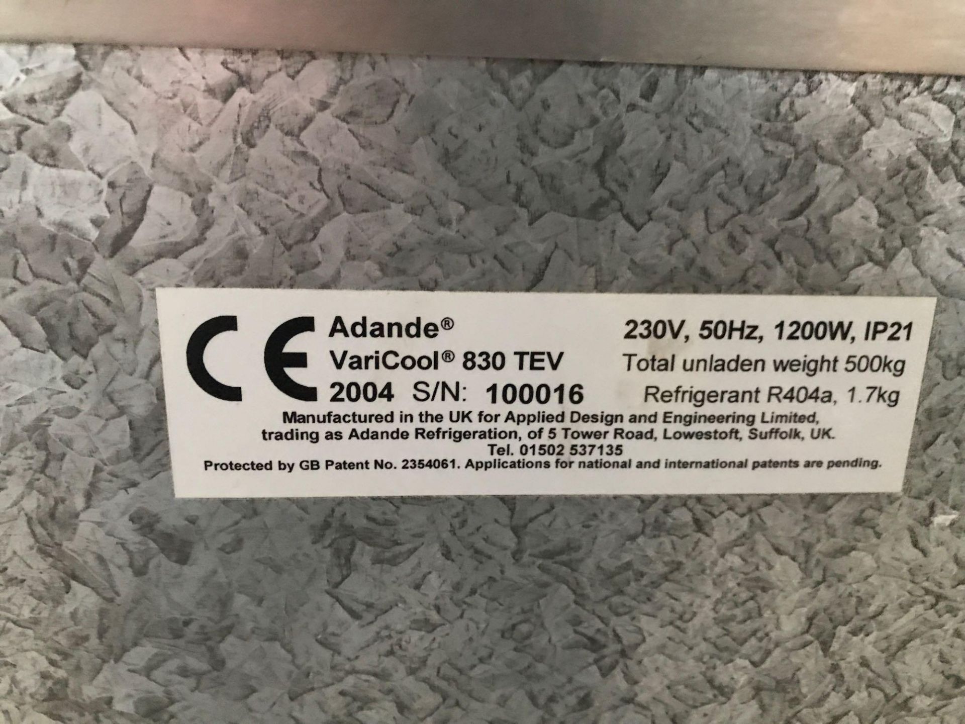 Adande varicool830 TEV 4 draw refrigerator / freezer - Image 2 of 3