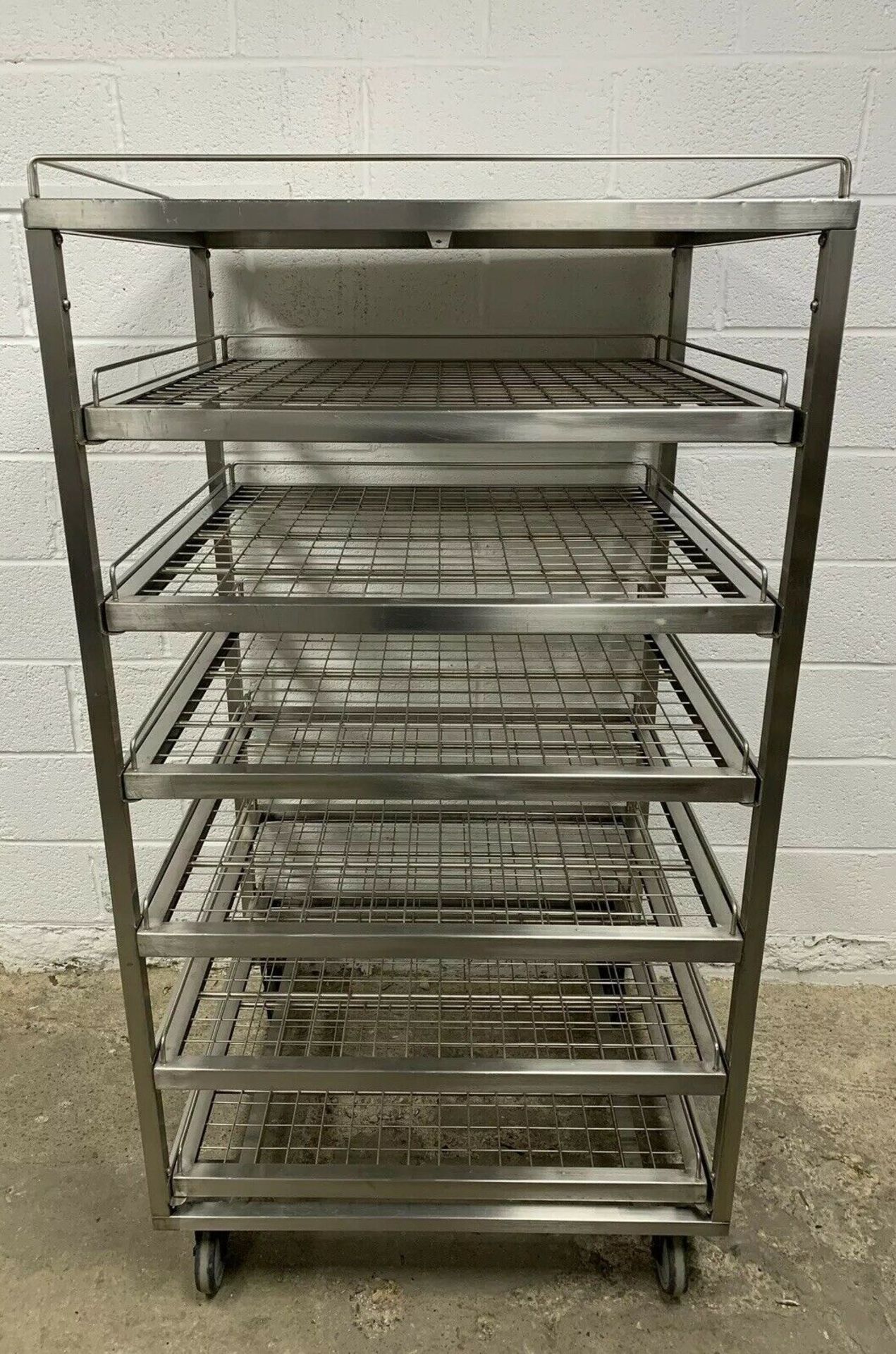 Heavy Duty Stainless Steel Bakery Trolley - Image 4 of 5