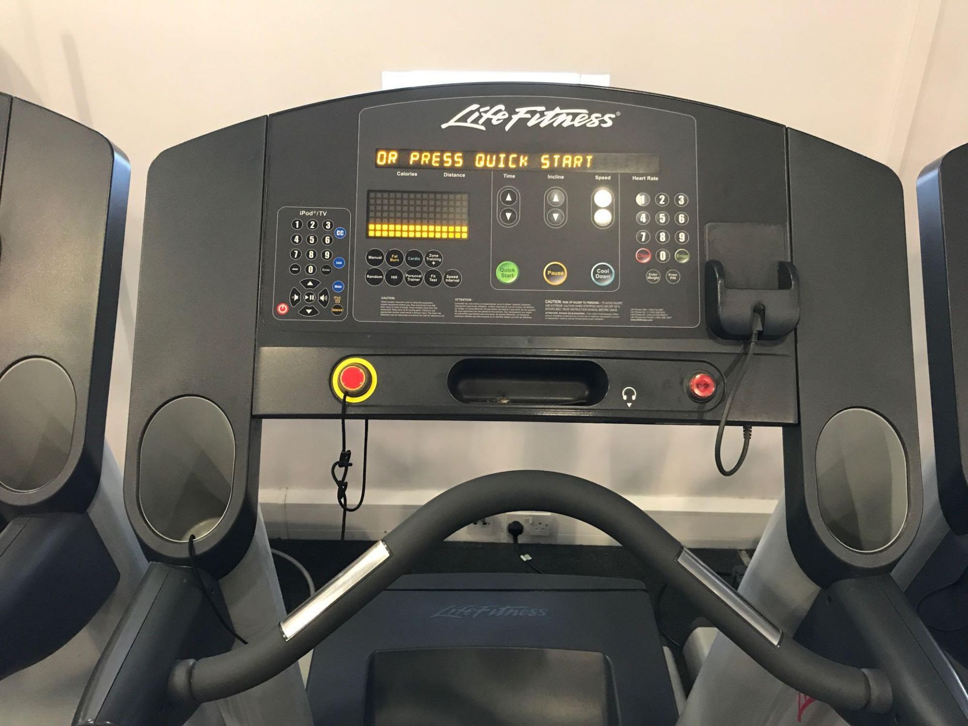 x1 Life fitness treadmill - Image 3 of 3