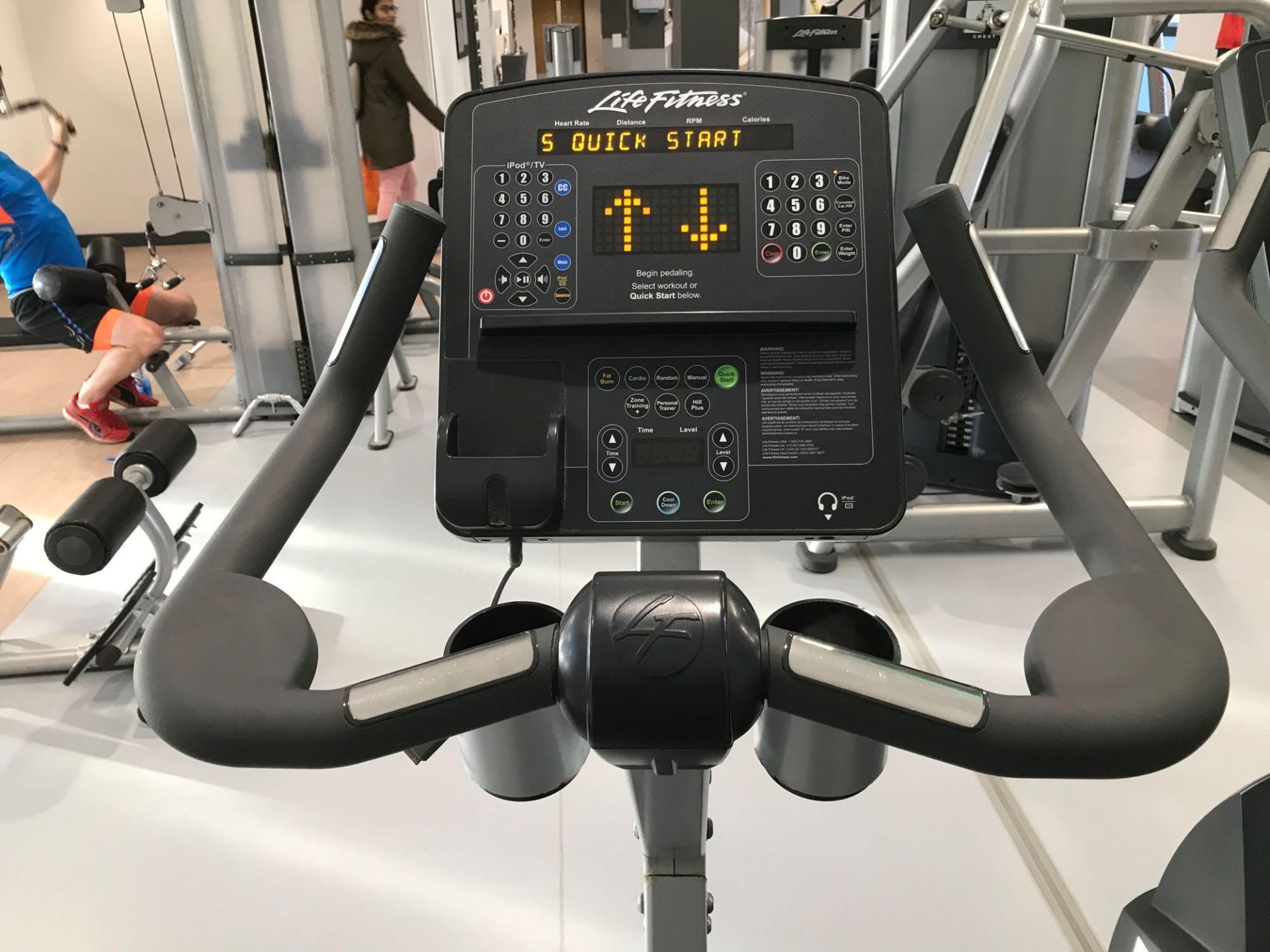 x1 Life fitness Upright cycling machine - Image 3 of 4