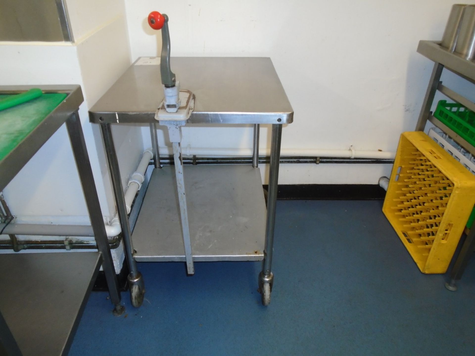 Stainless steel workbench