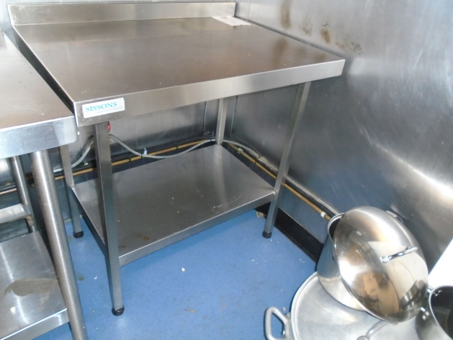 Stainless steel workbench