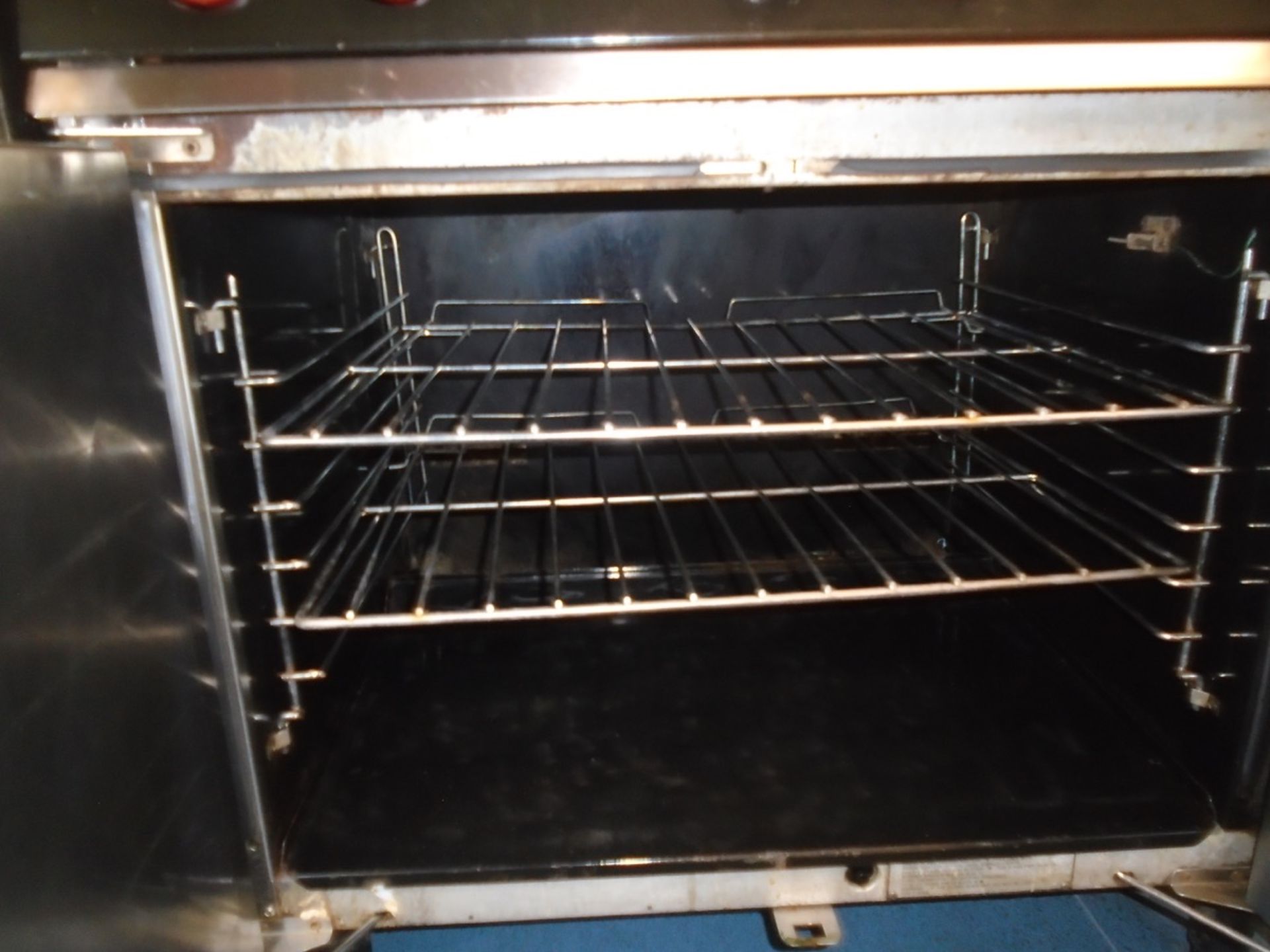 SIX BURNER STOVE AND OVEN - Image 2 of 2