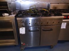 SIX BURNER STOVE AND OVEN