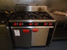 SIX BURNER STOVE AND OVEN