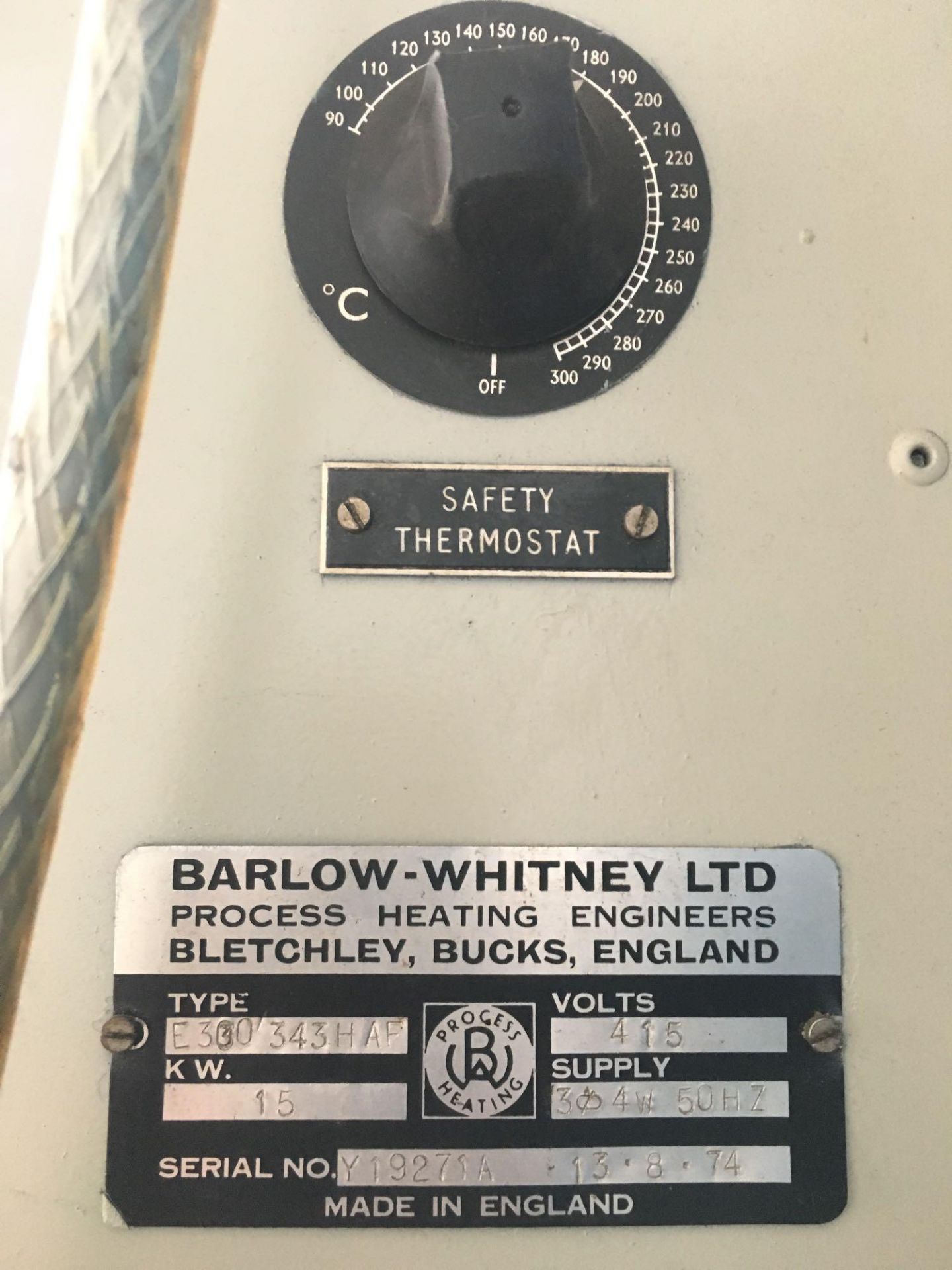 Barlow Whitney Tempatron Oven - Image 4 of 5