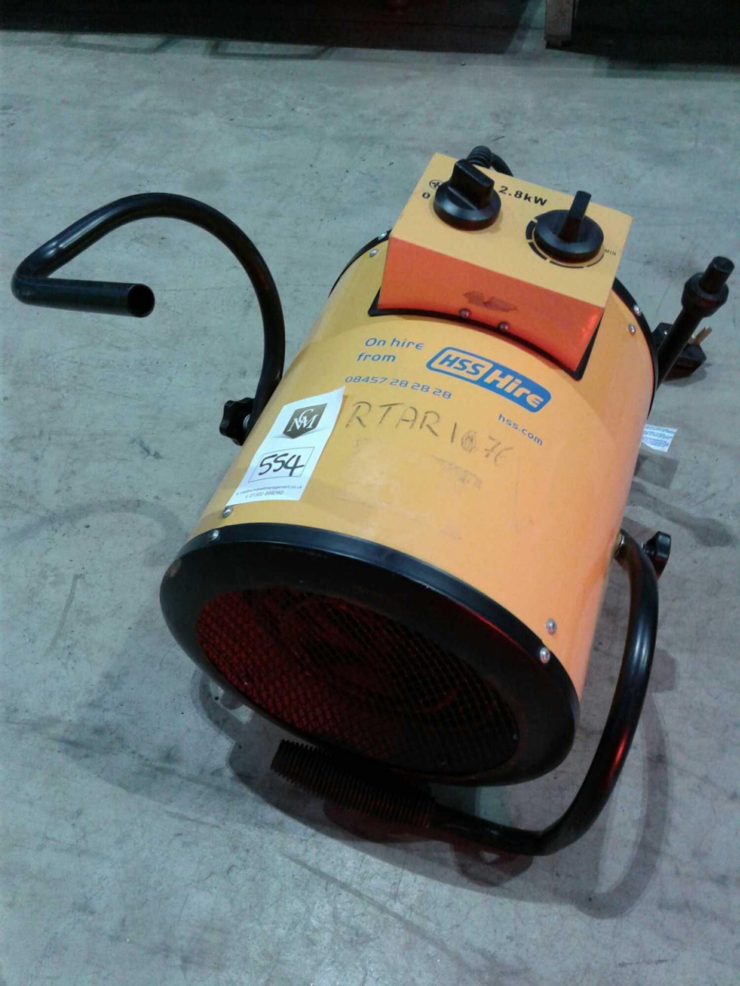 2.8 kW portable heater 240v