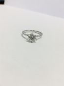 1.19Ct Brilliant Cut Diamond Solitaire Ring,