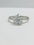 1.62Ct Brilliant Cut Diamond Set In Platnum