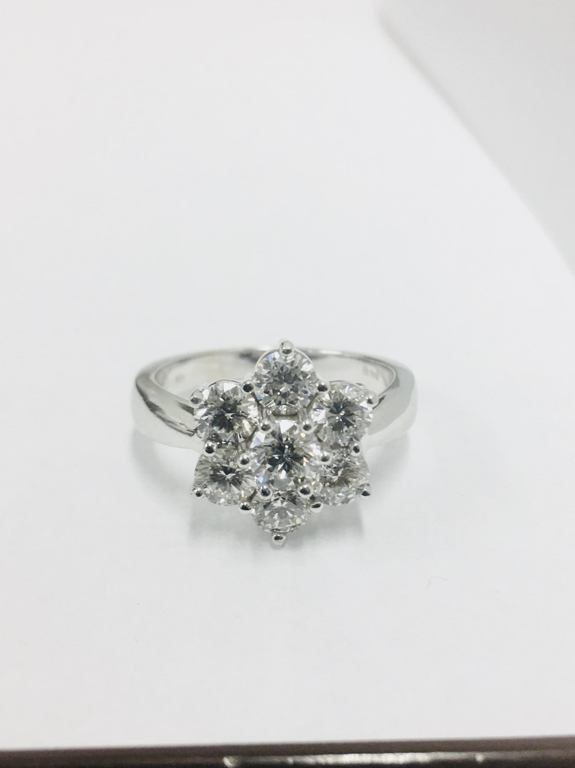 2.25Ct Diamond Cluster Style Dress Ring. - Image 2 of 4