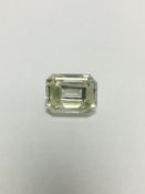 3.86Ct Emerald Cut Diamond