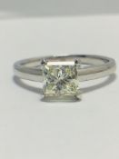 Platinum Diamond Solitaire Ring