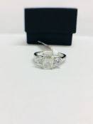 1.05Ct Radiant Cut Natural Diamond H Colour I Clarity,