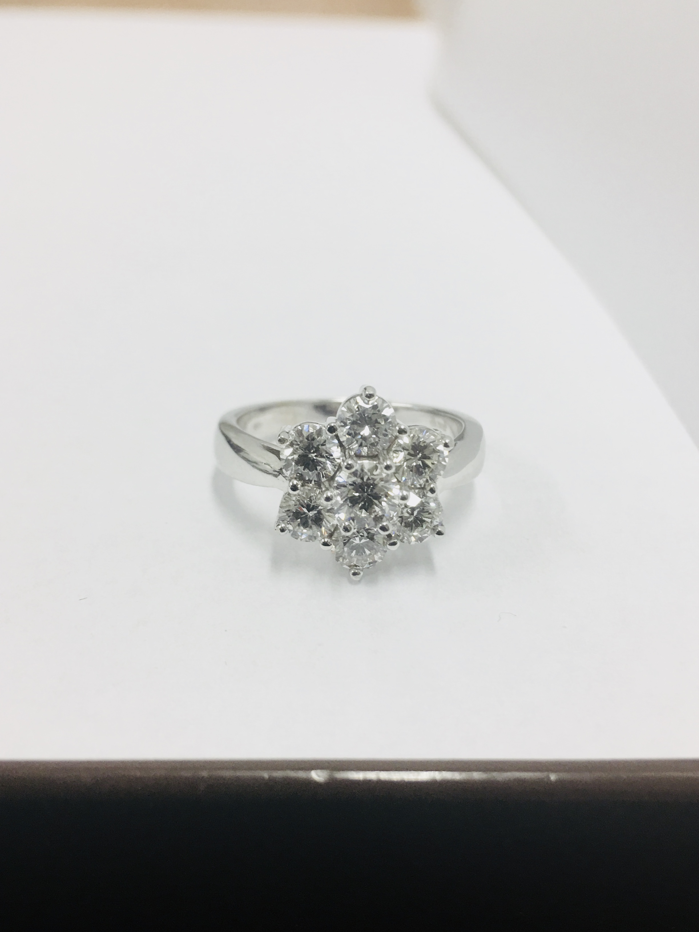 2.25Ct Diamond Cluster Style Dress Ring. - Image 3 of 4