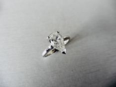 1.01Ct Pearshape Diamond,